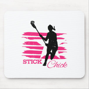 Stick Chick Womens Lacrosse Mouse Pad