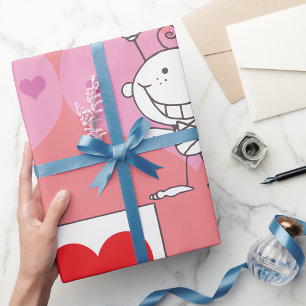 Stick Cupid Wrapping Paper