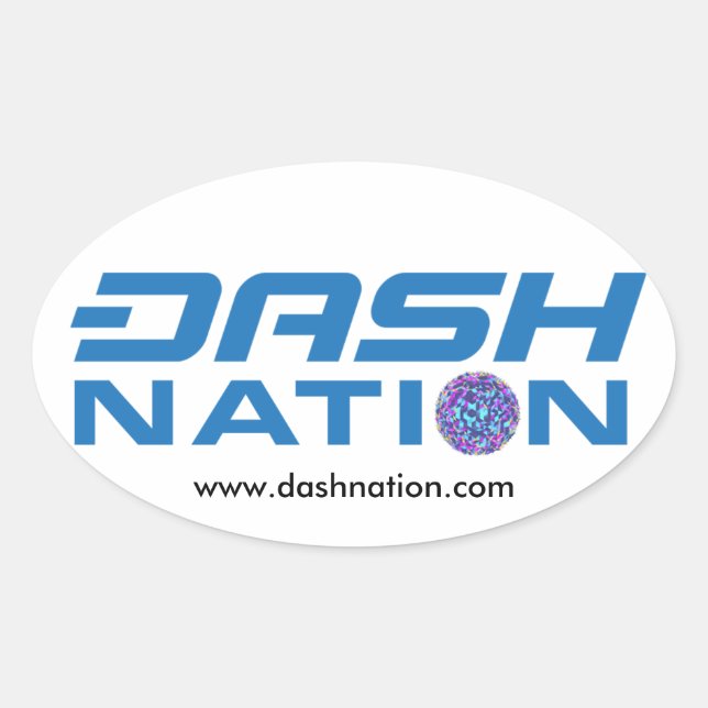 Stick DN1 Oval Sticker (Front)