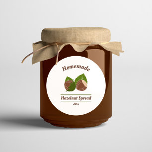 Stick Étiquette de noisette pour la pâte maison ou