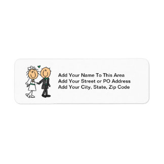 Stick Figure Bride and Groom T-shirts and Gifts