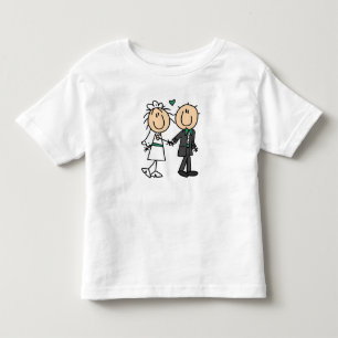 Stick Figure Bride and Groom T-shirts and Gifts