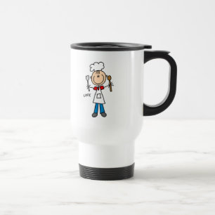 Stick Figure Cook T-shirts and Gifts Travel Mug