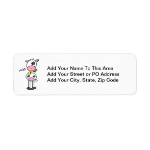 Stick Figure Cow T-shirts and GIfts