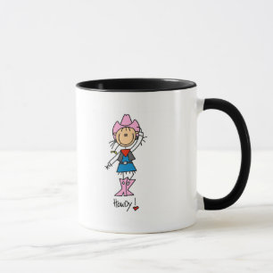 Stick Figure Cowgirl T-shirts and Gifts Mug