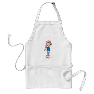 Stick Figure Cowgirl T-shirts and Gifts Standard Apron