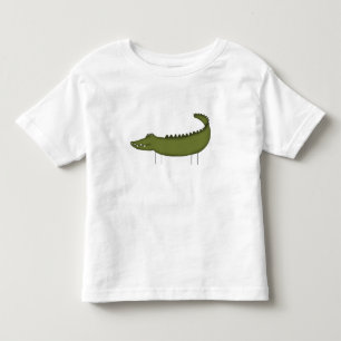 Stick Figure Crocodile Toddler T-shirt