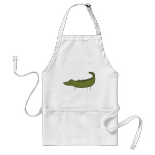 Stick Figure Crocodile tshirts and Gifts Standard Apron
