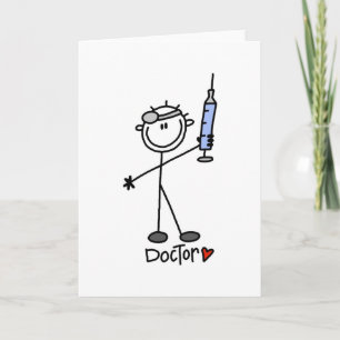 Stick Figure Doctor Card