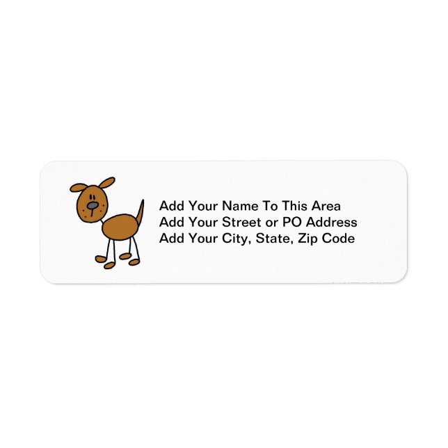 Stick Figure Dog T-shirts and Gifts (Front)