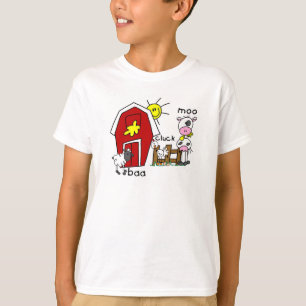 Stick Figure Farm Animals Tshirts and Gifts