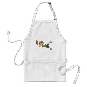 Stick Figure Football Gold Standard Apron