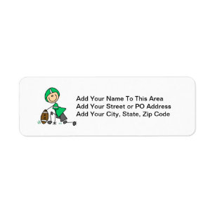 Stick Figure Football Green