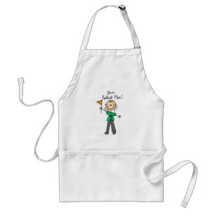 Stick Figure Football Mom Standard Apron
