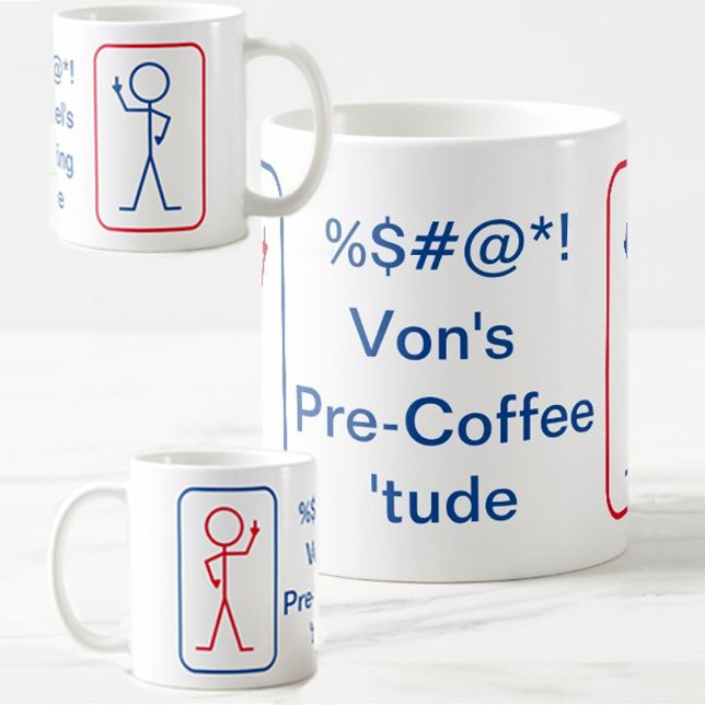 Stick Figure Funny  Coffee Mug (Creator Uploaded)