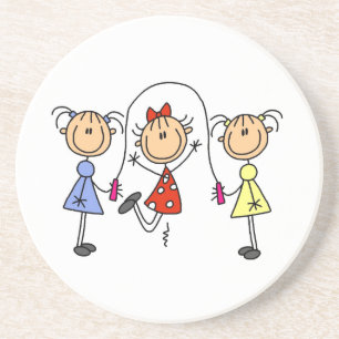 Stick Figure GIrls Jumping Rope Coaster