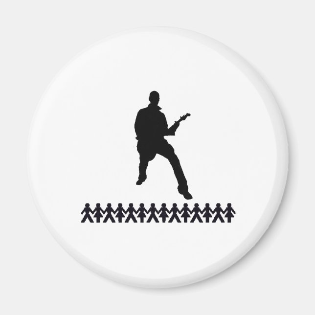 STICK FIGURE GUITAR MAGNET (Front)