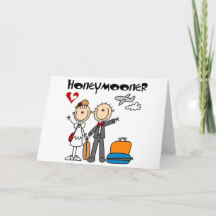 Stick Figure Honeymooner T-shirts and Gifts Card