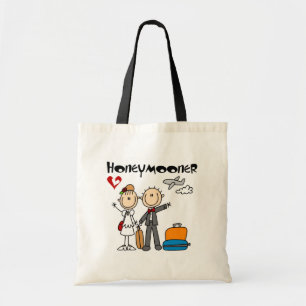Stick Figure Honeymooner T-shirts and Gifts Tote Bag