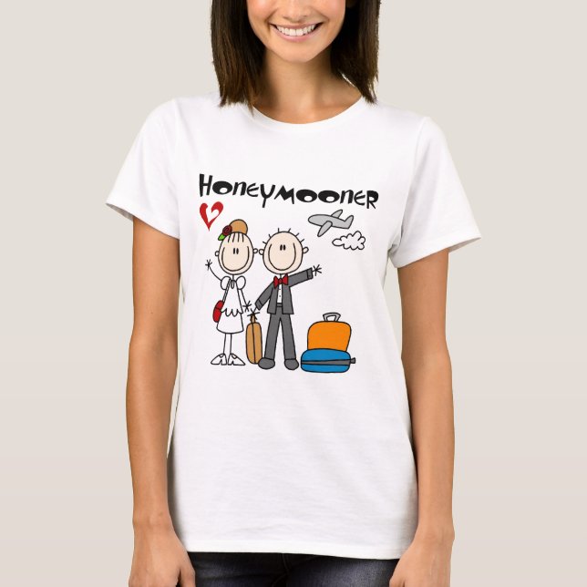 Stick Figure Honeymooner T-shirts et cadeaux (Devant)