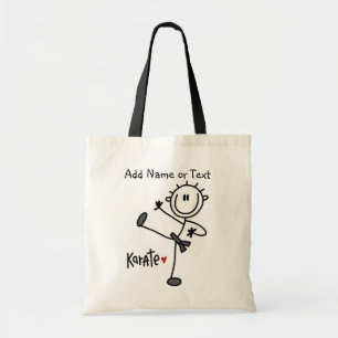 Stick Figure Karate Customized Bag