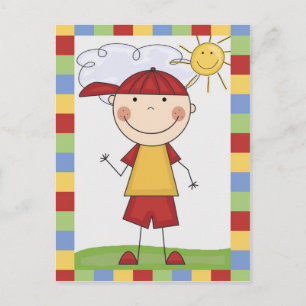 Stick Figure Kids Cards and Gifts