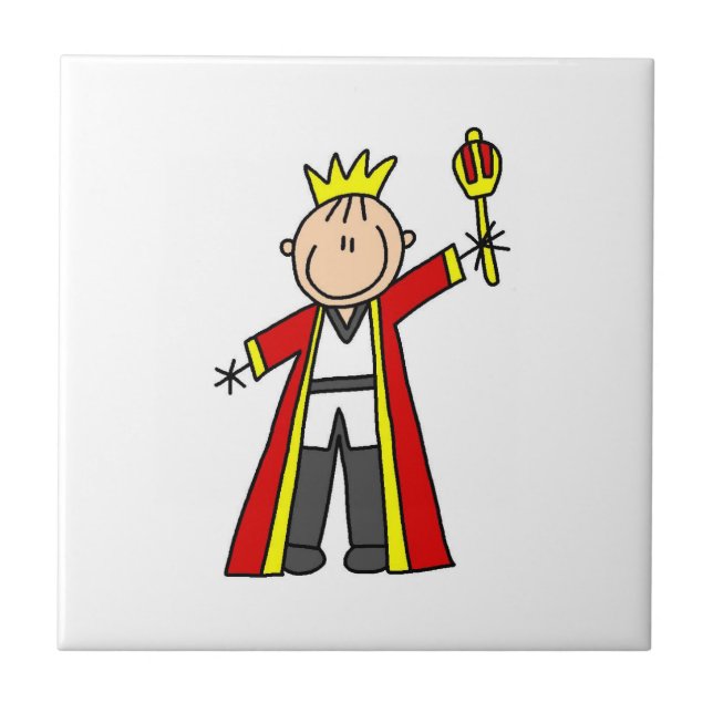 Stick Figure King Tile (Front)