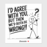 Stick Figure Logic: Agree to Be Wrong?