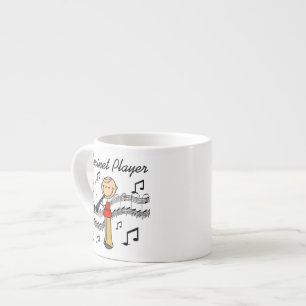 Stick Figure Male Clarinet Player Tshirts and Gift Espresso Cup