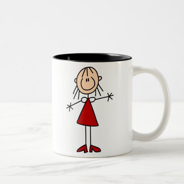 Stick Figure Mom Mug (Right)