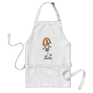 Stick Figure Parachuting T-shirts and Gifts Standard Apron