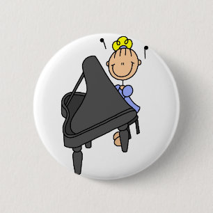 Stick Figure Piano Button