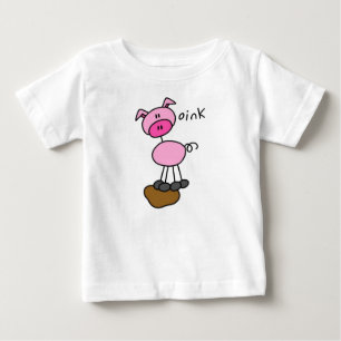 Stick Figure Pig Tshirts and Gifts
