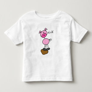 Stick Figure Pig Tshirts and Gifts