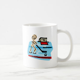 stick figure player coffee mug