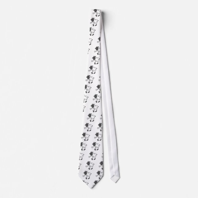 Stick Figure Sheep Tshirts and Gifts Tie (Front)