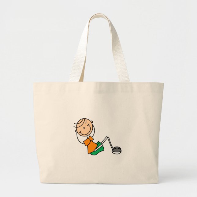 Stick Figure Sit Ups Bag (Front)