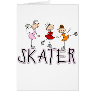 Stick Figure Skater Tshirts and Gifts