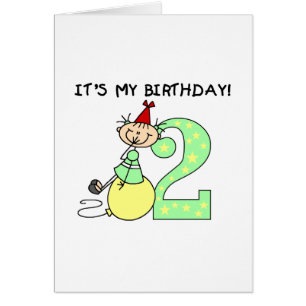 Stick Girl 2nd Birthday Tshirts and Gifts