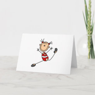 Stick Girl Gymnast Cards