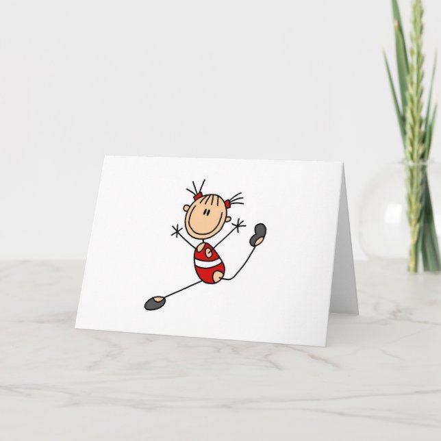 Stick Girl Gymnast Cards (Front)
