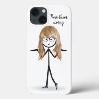 Stick Girl With Blonde Hair 