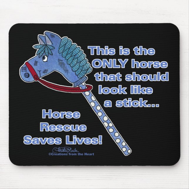 Stick Horse Mouse Pad (Front)