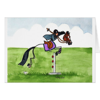 STICK HORSE Pony Showjumping