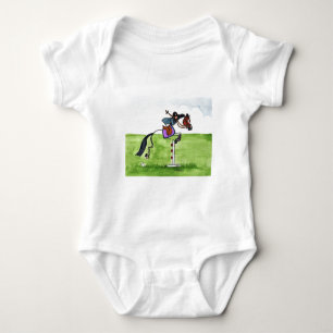 STICK HORSE Pony Showjumping Baby Bodysuit