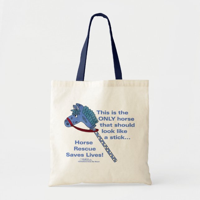 Stick Horse Tote Bag (Front)