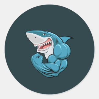 "Stick It Bold – Artistic Graphic Vinyl Sticker" Classic Round Sticker