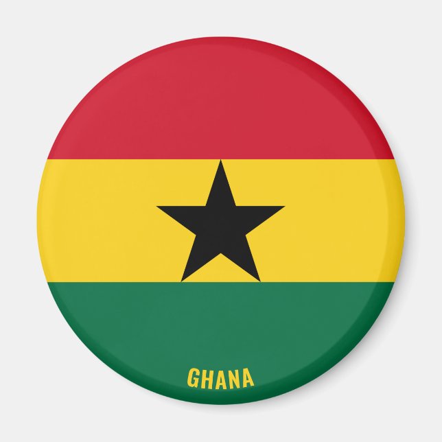 "Stick It" Charming Ghana Patriotic Magnet (Front)
