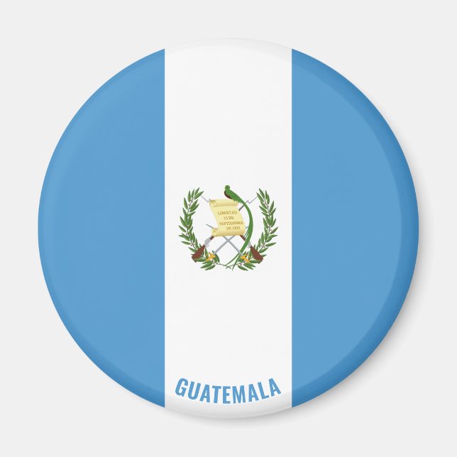 "Stick It" Charming Guatemala Patriotic Magnet (Front)