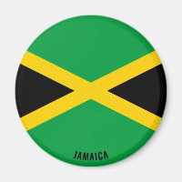 "Stick It" Charming Jamaica Patriotic Magnet
